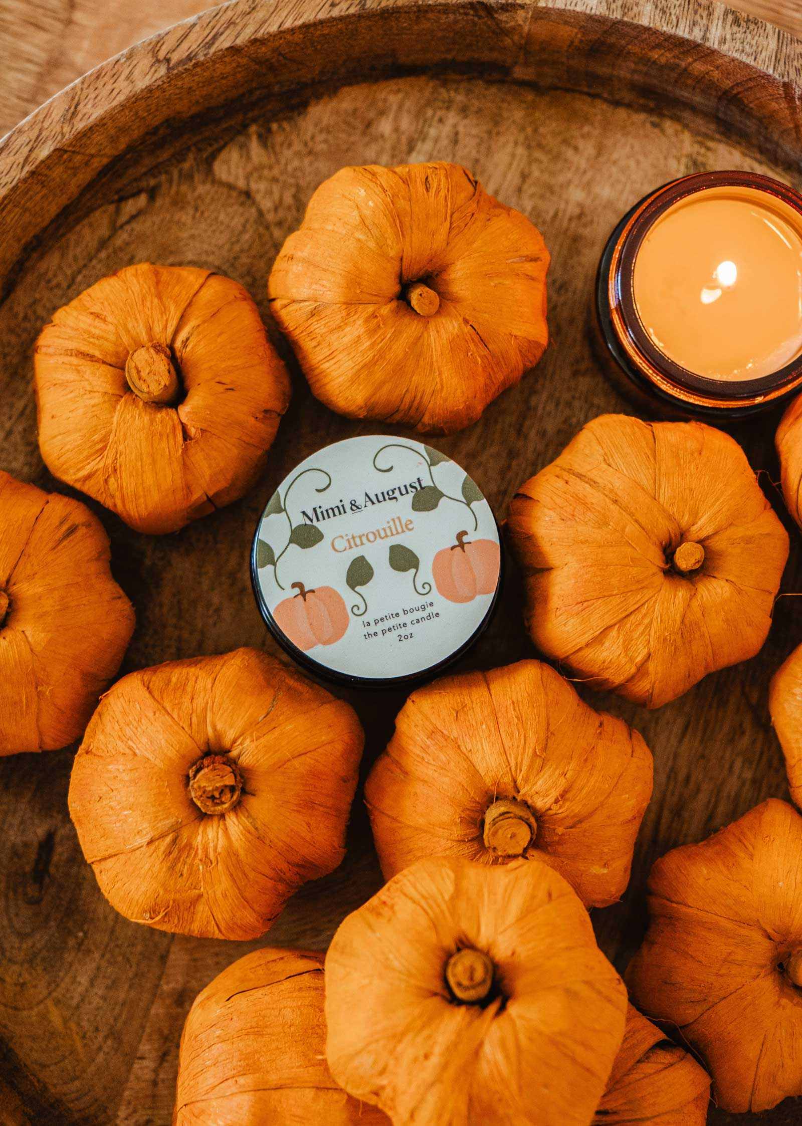 Citrouille Candle