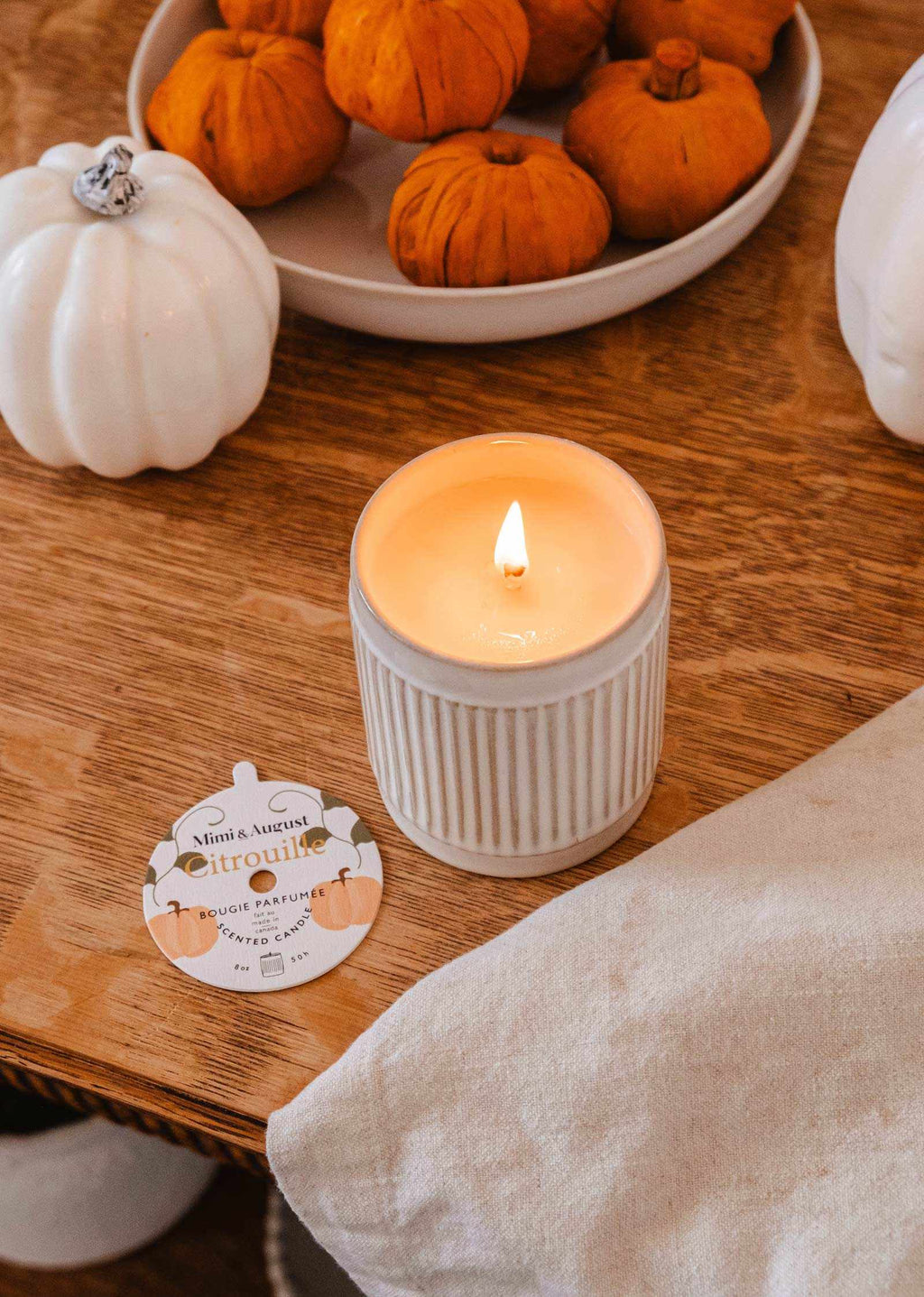 Citrouille Candle