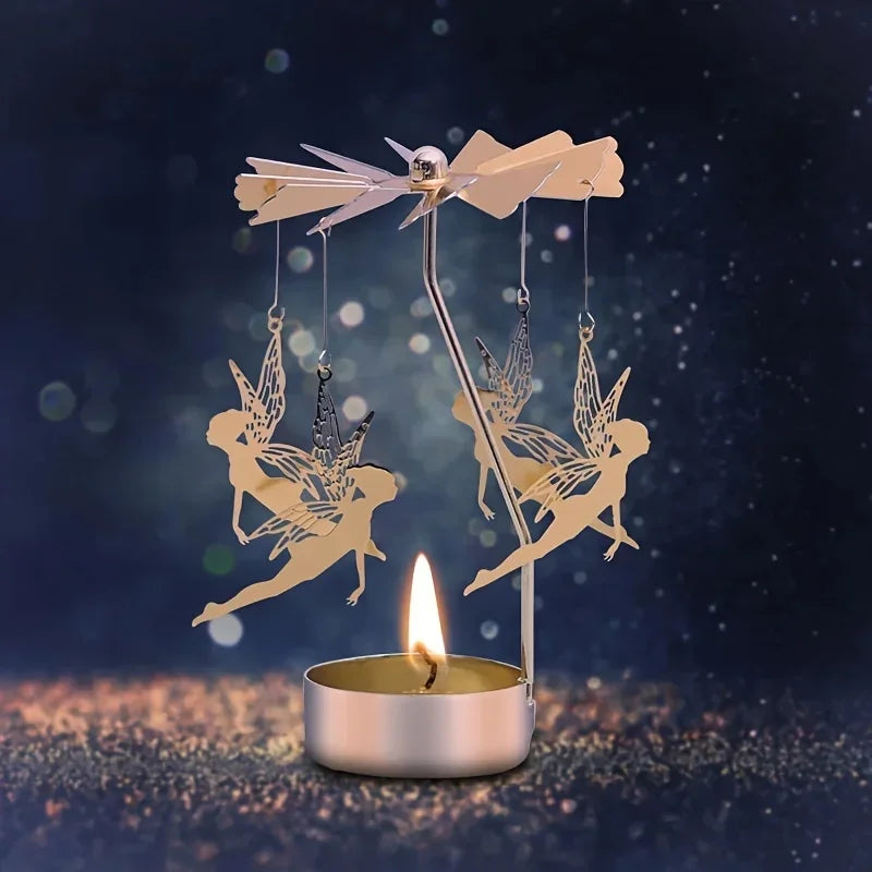 Golden Glow Candle Holder