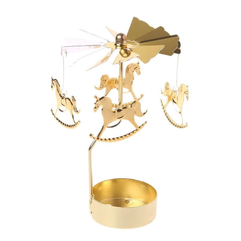 Golden Glow Candle Holder
