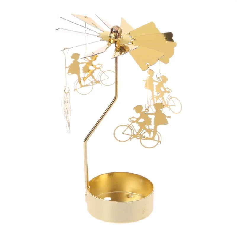 Golden Glow Candle Holder