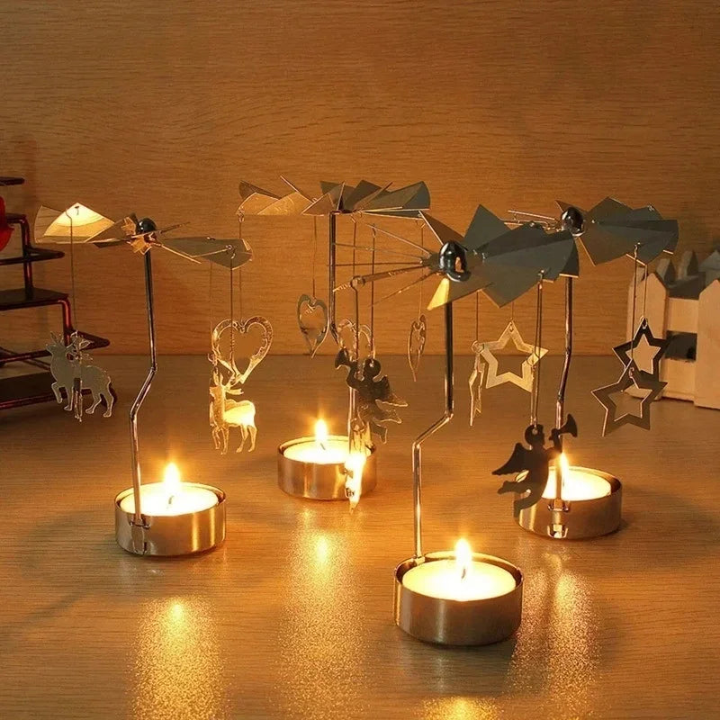Golden Glow Candle Holder