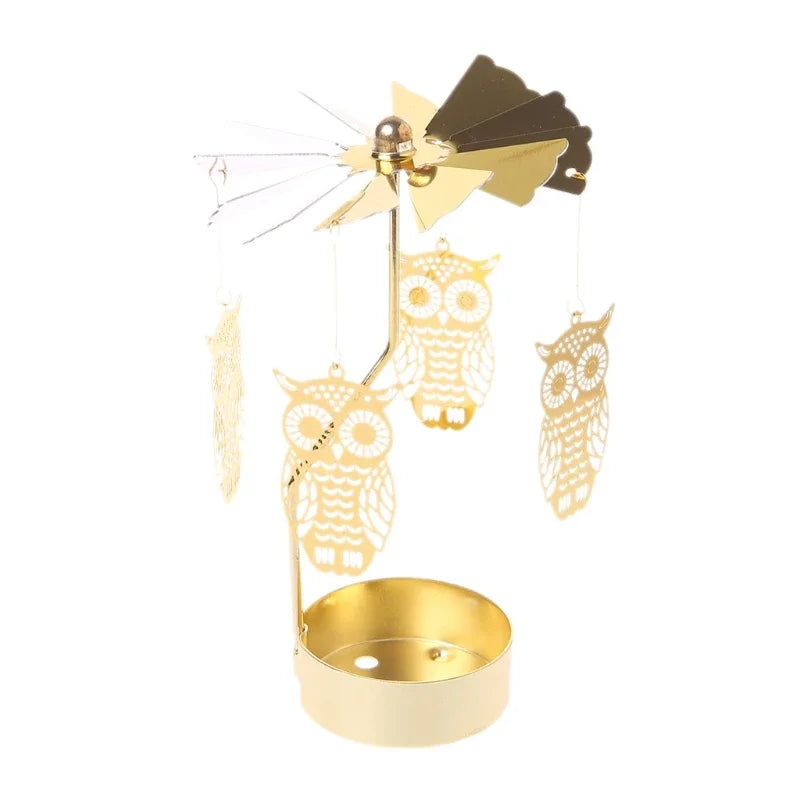 Golden Glow Candle Holder
