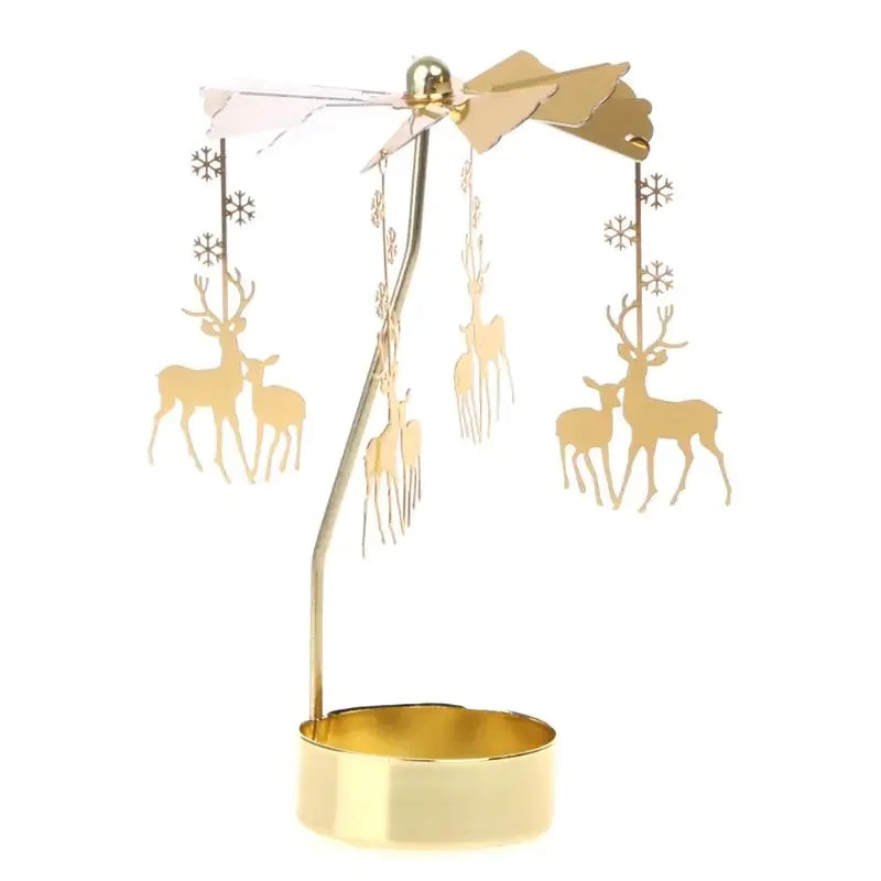 Golden Glow Candle Holder