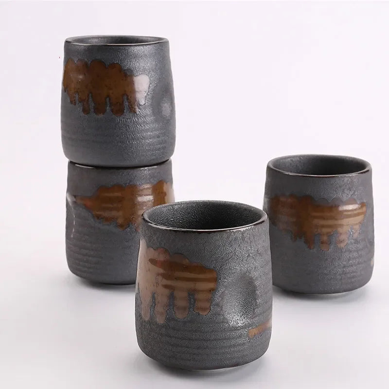 Ribbed Stone Mug
