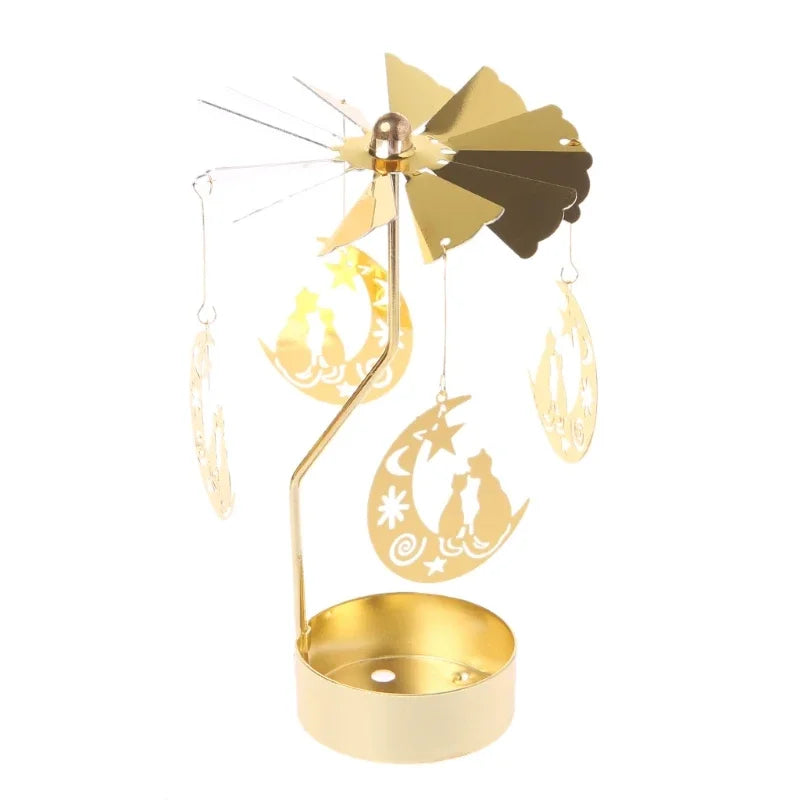 Golden Glow Candle Holder