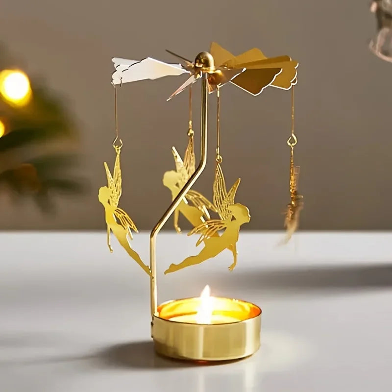 Golden Glow Candle Holder