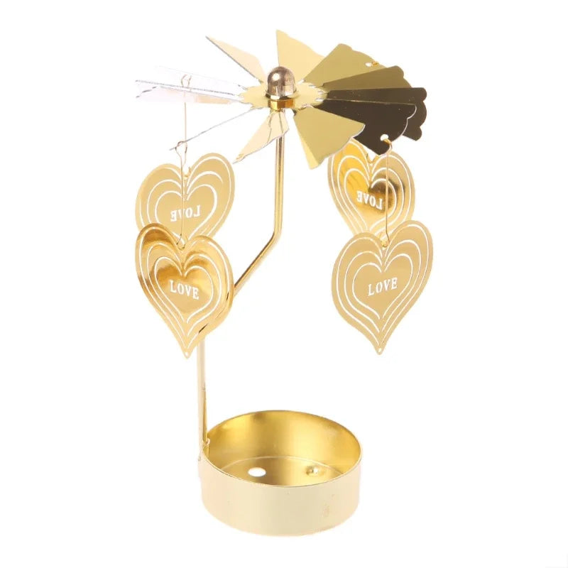 Golden Glow Candle Holder