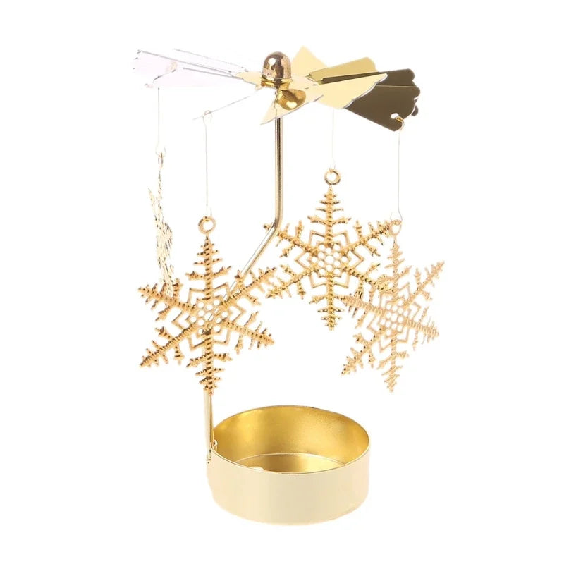 Golden Glow Candle Holder
