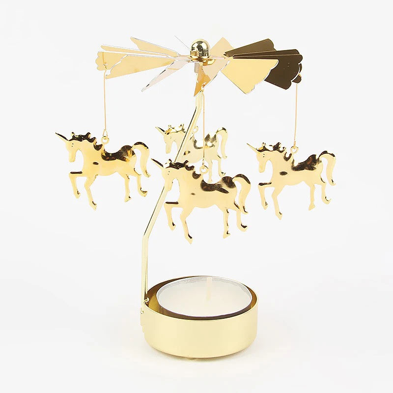 Golden Glow Candle Holder