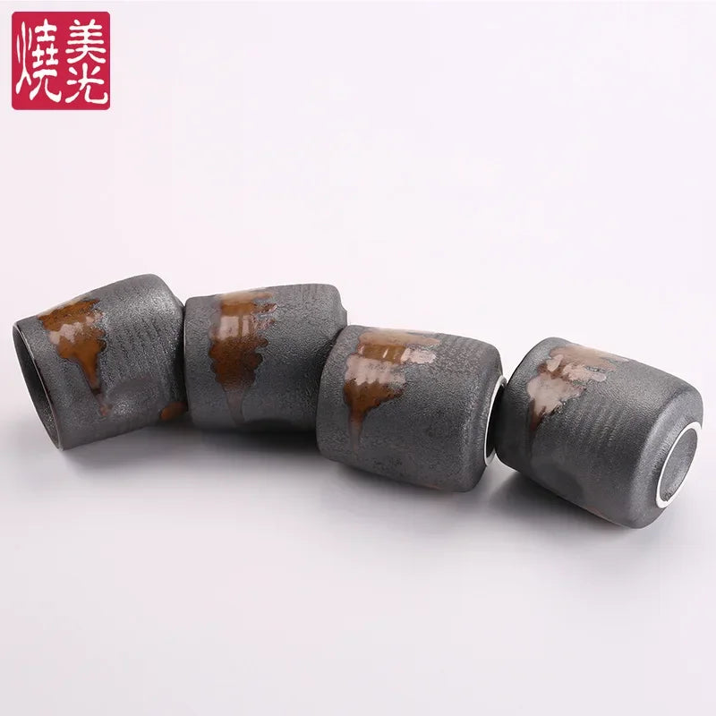 Ribbed Stone Mug
