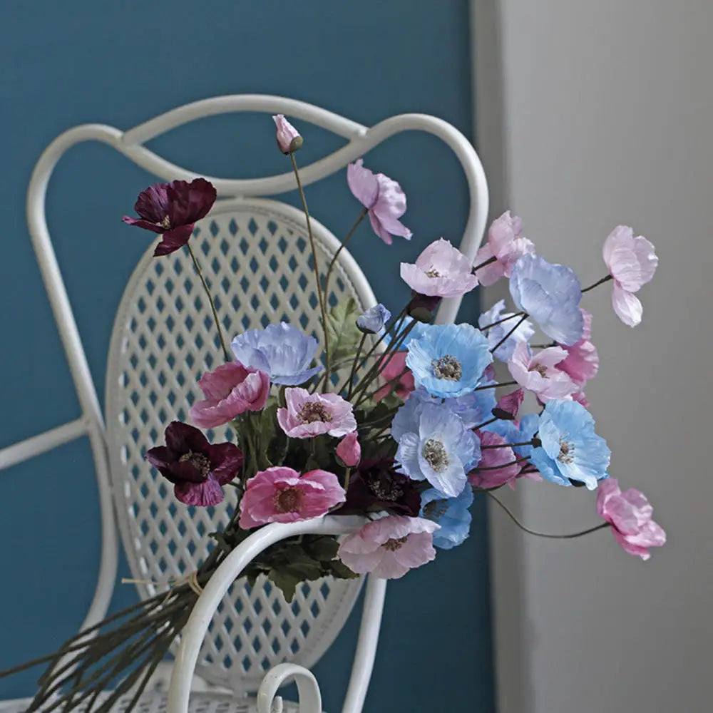 Silk Poppy Arrangement