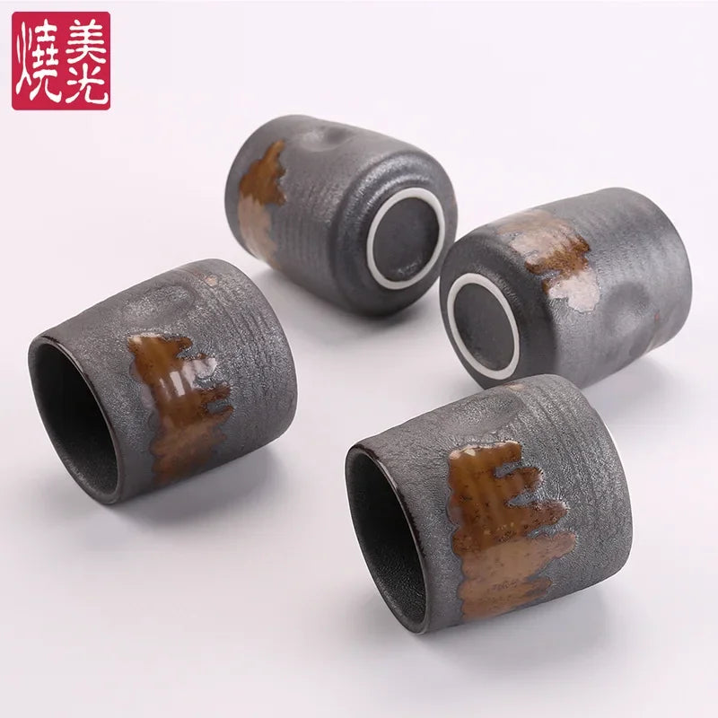 Ribbed Stone Mug