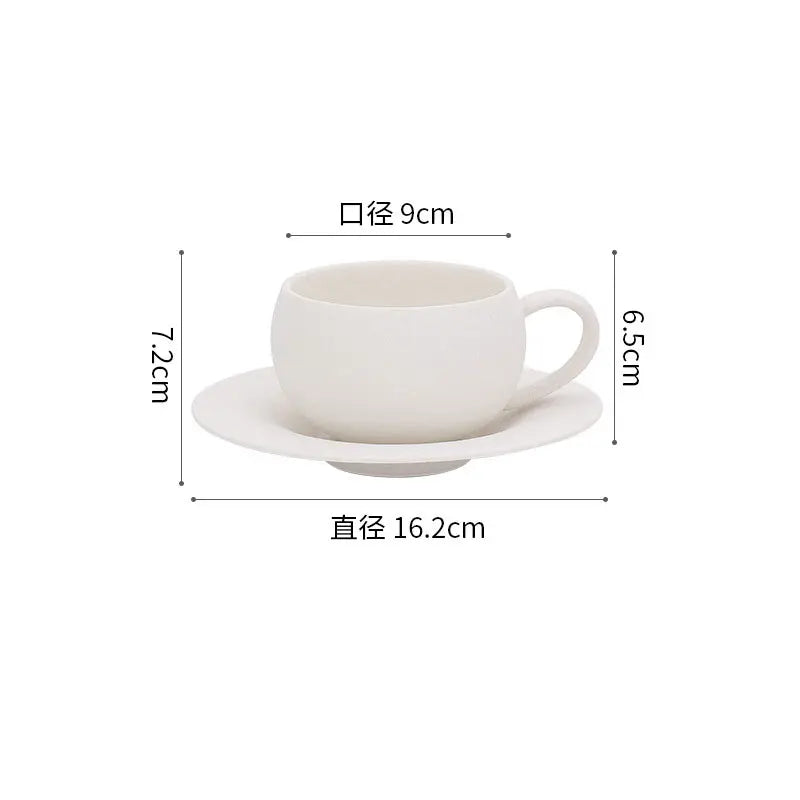Vintage Café Cup & Saucer