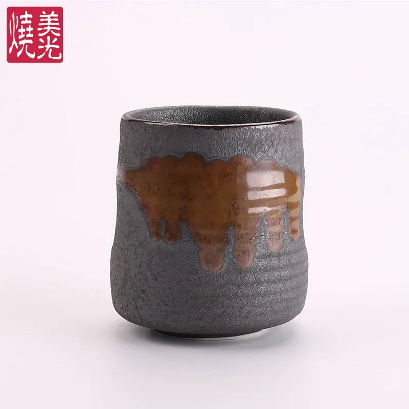 Ribbed Stone Mug