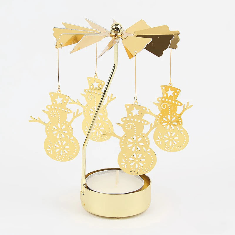 Golden Glow Candle Holder