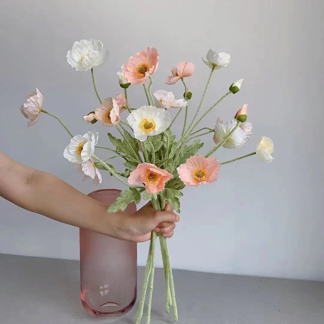 Silk Poppy Arrangement