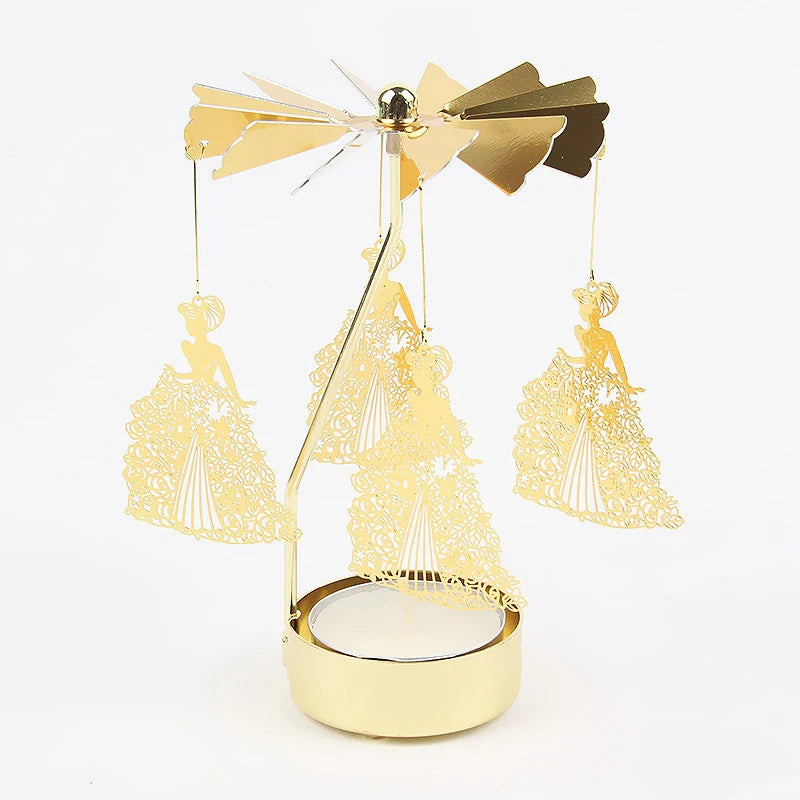 Golden Glow Candle Holder