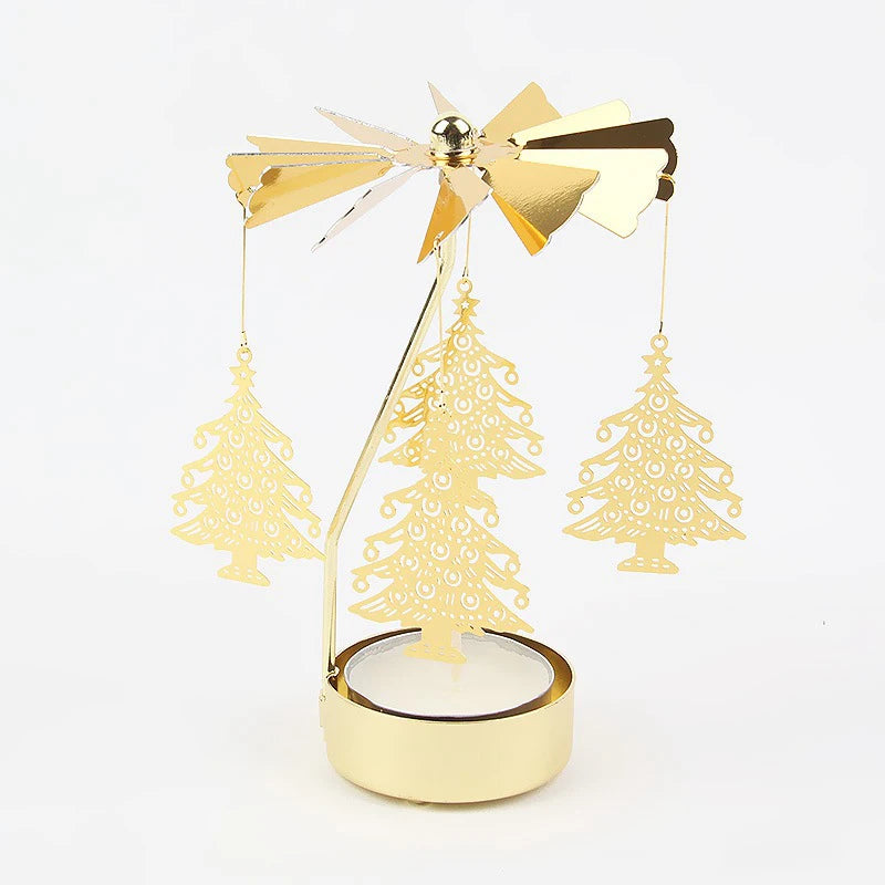 Golden Glow Candle Holder